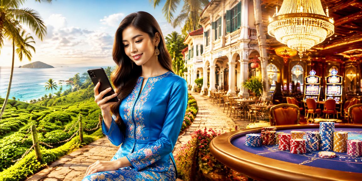 Proses deposit dengan pakaian tradisional baju kurung di Ipoh